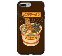 Custodia per iPhone 7 Plus/8 Plus Ukiyo-E Ramen Japanese Retro 90s Mecha Warrior Meka Roboto
