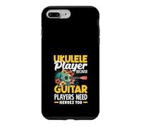 Custodia per iPhone 7 Plus/8 Plus Ukulele Player perché anche i chitarristi hanno bisogno di eroi