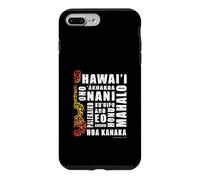 Custodia per iPhone 7 Plus/8 Plus Ukulele Tatuaggio Tribale Modello Musica Parole