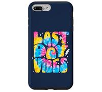 Custodia per iPhone 7 Plus/8 Plus Ultimo giorno Vibes Tie Dye Retro Lettering Fine dell'estate