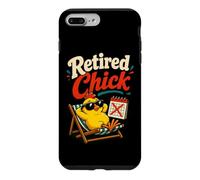 Custodia per iPhone 7 Plus/8 Plus Umorismo di pollo in pensione pulcino in pensione