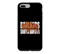 Custodia per iPhone 7 Plus/8 Plus Un bisonte in Badlands South Dakota Colorato Formazioni rocciose