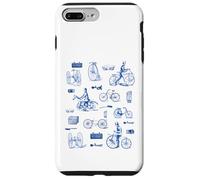 Custodia per iPhone 7 Plus/8 Plus Una storia del ciclismo Illustrazione