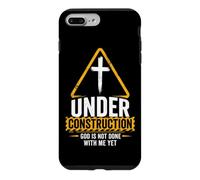 Custodia per iPhone 7 Plus/8 Plus Under Construction: God is Not Done With Me Yet - Christian