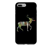 Custodia per iPhone 7 Plus/8 Plus Unico collage personalizzato arte renna corrispondenza vacanza in famiglia