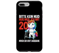 Custodia per iPhone 7 Plus/8 Plus Unicorn 20° Compleanno Per Favore, Niente Invidia - 20 Anni