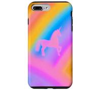 Custodia per iPhone 7 Plus/8 Plus Unicorn Rainbow Aesthetic Nostalgic Aura 80s Inspired Vtg
