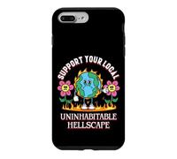 Custodia per iPhone 7 Plus/8 Plus Uninhabitable Hellscape Divertente cambiamento climatico Meme Terra