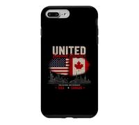 Custodia per iPhone 7 Plus/8 Plus United Beyond Borders Usa Canada Due Nazioni