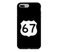 Custodia per iPhone 7 Plus/8 Plus US Route 67 segno