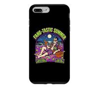 Custodia per iPhone 7 Plus/8 Plus Vacanze estive di Halloween a Dracula sulla spiaggia dei vampiri con Fang-Tastic