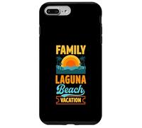 Custodia per iPhone 7 Plus/8 Plus Vacanze in famiglia Laguna Beach Vacation California Corrispondenza estiva