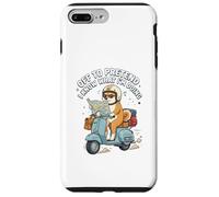 Custodia per iPhone 7 Plus/8 Plus Vado a far finta di sapere cosa sto facendo, divertente scooter Shiba