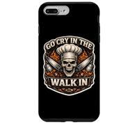 Custodia per iPhone 7 Plus/8 Plus Vai a piangere mentre cammina con Tough New Chef Assistant Assistant Skull