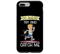 Custodia per iPhone 7 Plus/8 Plus Vai avanti, prova a prendermi, atletica leggera, corsa campestre