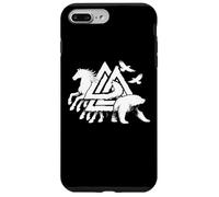Custodia per iPhone 7 Plus/8 Plus Valknut simbolo nodo votano mitologia nordica vichinga