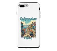 Custodia per iPhone 7 Plus/8 Plus Valparaiso Cile Vintage Costiera Viaggio Vacanza Vacanza