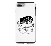 Custodia per iPhone 7 Plus/8 Plus Vancouver BC Bear & Flowers Nature At Your Door Design
