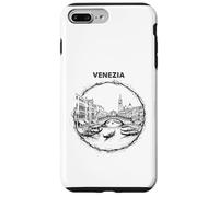 Custodia per iPhone 7 Plus/8 Plus Venezia Italia Schizzo Rialto Ponte Gondola Art