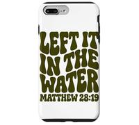 Custodia per iPhone 7 Plus/8 Plus Verde ondulato lasciato nell'acqua Matthew 28:19