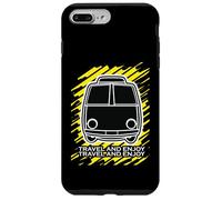 Custodia per iPhone 7 Plus/8 Plus Viaggia e goditi Vintage Van Retro Road Trip