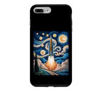 Custodia per iPhone 7 Plus/8 Plus Viaggio di fisica della squadra scientifica del lancio del razzo dello Space Shuttle Nerdy