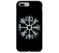 Custodia per iPhone 7 Plus/8 Plus Vichingo Vegvisir Walhalla rune bussola nordica