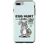 Custodia per iPhone 7 Plus/8 Plus Videogioco di Caccia all'uovo del coniglietto pasquale del giocatore livello 67