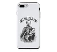Custodia per iPhone 7 Plus/8 Plus Vincent de Paul Francese Cattolici Santi Società Vintage