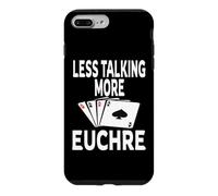 Custodia per iPhone 7 Plus/8 Plus Vincitore del gioco di carte Funny Less Talking More Euchre