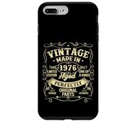 Custodia per iPhone 7 Plus/8 Plus Vintage 1976 Made Or Born In 1976 Original Parts Birthday