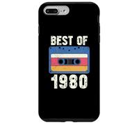 Custodia per iPhone 7 Plus/8 Plus Vintage 1980's Kid Retro Born In the 1980 Cassette