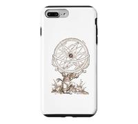 Custodia per iPhone 7 Plus/8 Plus Vintage Atlante Greco Dio mitologia Titano Dio Storia Arte