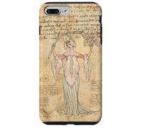 Custodia per iPhone 7 Plus/8 Plus Vintage Flower Fairy Illustration Cute Fairycore Aesthetic