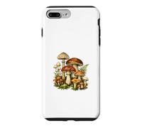 Custodia per iPhone 7 Plus/8 Plus Vintage Funghi Botanici Cottagecore Natura Foresta