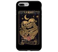 Custodia per iPhone 7 Plus/8 Plus Vintage Goth Tarot Card The Lovers Dark Academia Aesthetic