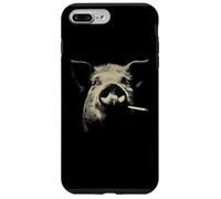Custodia per iPhone 7 Plus/8 Plus Vintage Hog Con Sigaretta Rustico Country Farm