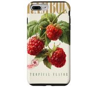Custodia per iPhone 7 Plus/8 Plus Vintage Lampone Aroma Tropicale Frutta Biologica Botanica