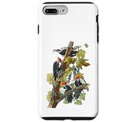 Custodia per iPhone 7 Plus/8 Plus Vintage Pileated Picchio Uccelli Illustrazione Uomini & Donne