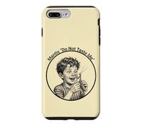 Custodia per iPhone 7 Plus/8 Plus Vintage Retro Illustration Fun Design Kid and Mantis