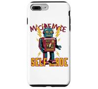 Custodia per iPhone 7 Plus/8 Plus Vintage Robot Toy Retro 50s Sci-Fi SciFi Arte Estetica