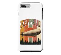 Custodia per iPhone 7 Plus/8 Plus Vintage Zeppelin Airship Retro Sunset Aviation Dirigible
