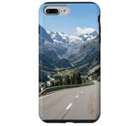 Custodia per iPhone 7 Plus/8 Plus Vista panoramica del paesaggio della valle di montagna alpina