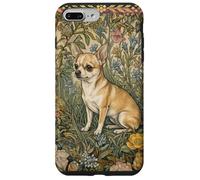 Custodia per iPhone 7 Plus/8 Plus Vivace chihuahua fulvo in un giardino inglese vintage
