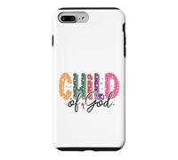 Custodia per iPhone 7 Plus/8 Plus Vivace design con lettere stellate e fede cristiana