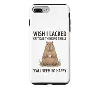 Custodia per iPhone 7 Plus/8 Plus Vorrei che mi mancassero le capacità di pensiero critico Capybara