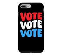 Custodia per iPhone 7 Plus/8 Plus Vota Vota Voto Voto Consapevolezza Diritti degli elettori Retro Groovy
