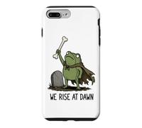 Custodia per iPhone 7 Plus/8 Plus We Rise At Dawn Season Spooky Frog Meme Zombie Halloween