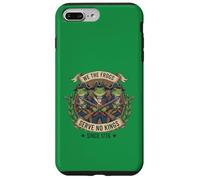Custodia per iPhone 7 Plus/8 Plus We The Frogs Serve No Kings 1776 Meme della milizia patriottica