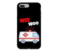 Custodia per iPhone 7 Plus/8 Plus Wee Woo Funny Ambulance EMR EMS Paramedic First Responder